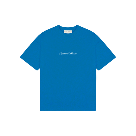  T-SHIRT "BASIC LOGO" BLUE