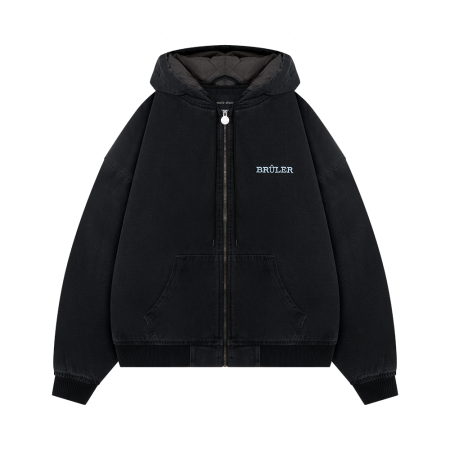 Denim Jacket "Estampage" Black