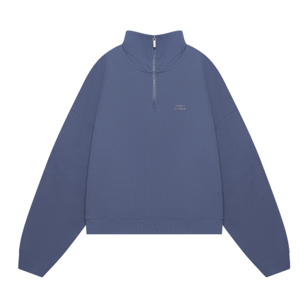 Half-zip "Logo de base 04" Navy blue