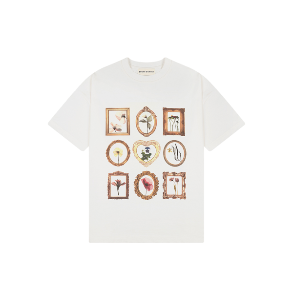 T-SHIRT "Flowers" White Brûler x Madina Belikova