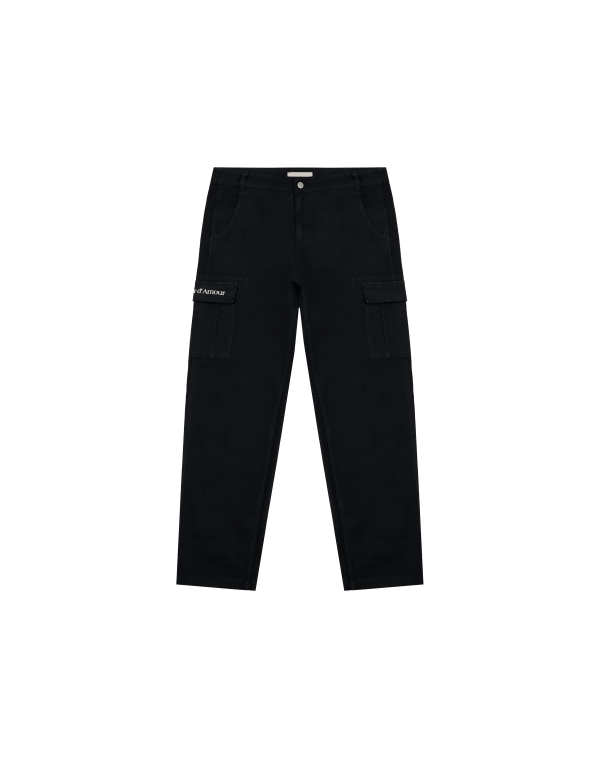 CARGO PANTS "BASE" BLACK