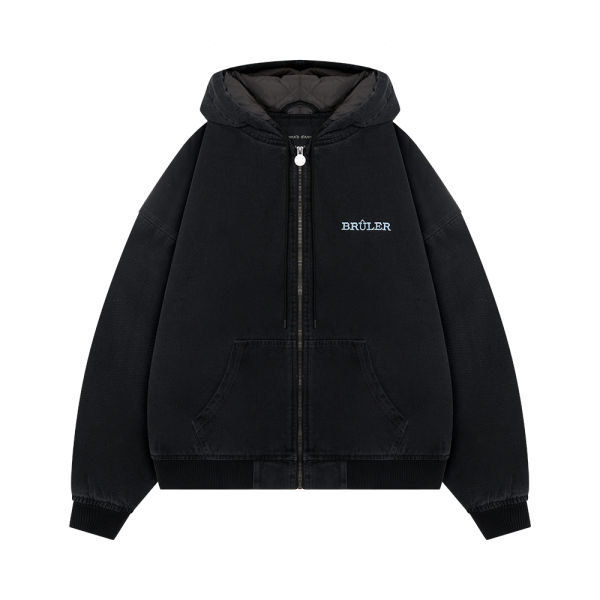 Denim Jacket "Estampage" Black