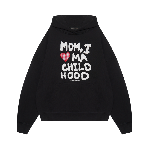 Hoodie “Désolé maman” Black