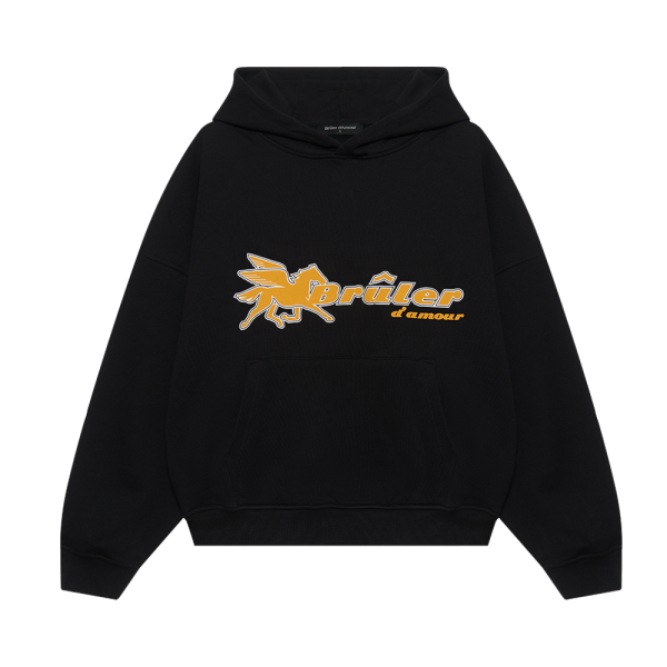 Hoodie “Pégase” Black