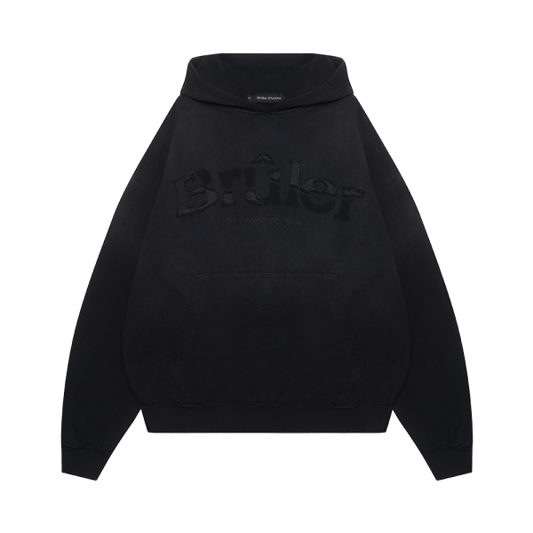 Hoodie "Ombre Brûlée" Terracotta