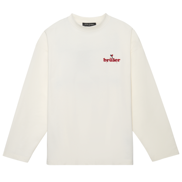 Longsleeve “Cœur Ardant” Milk