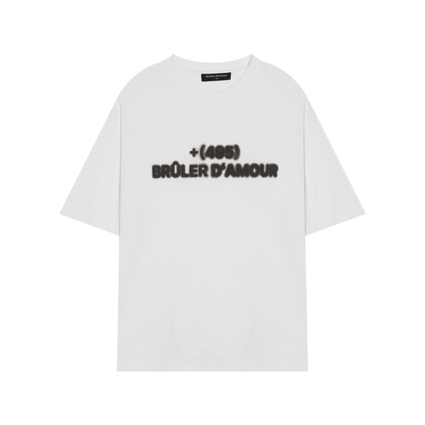 T-shirt “+495 Moscou” white