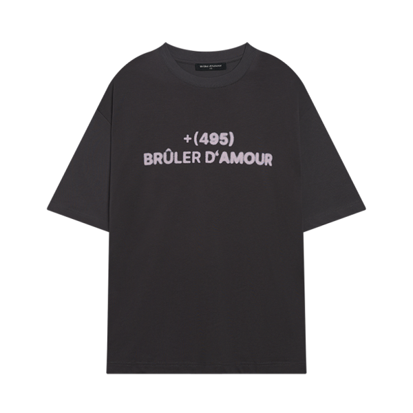 T-shirt “+495 Moscou” black