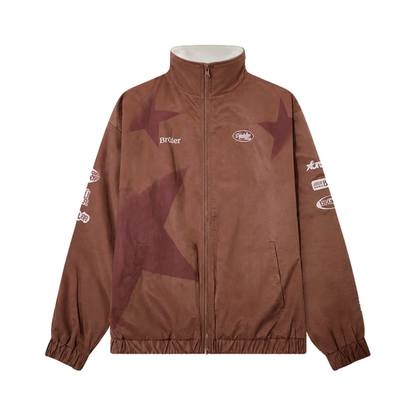 Windbreaker "Fragments d’étoiles" brown