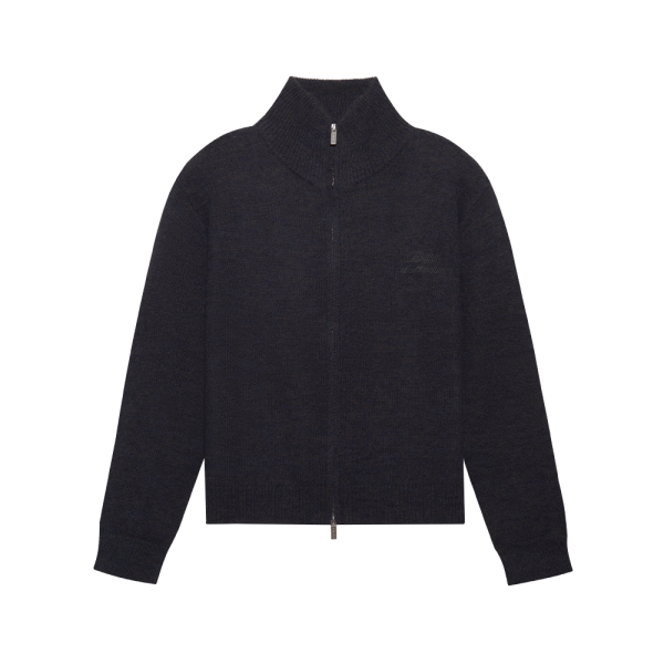 Cardigan “Travail tard” black