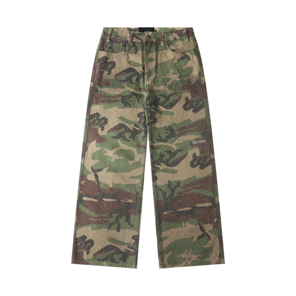 Jeans "Archive Camo" Dark Green