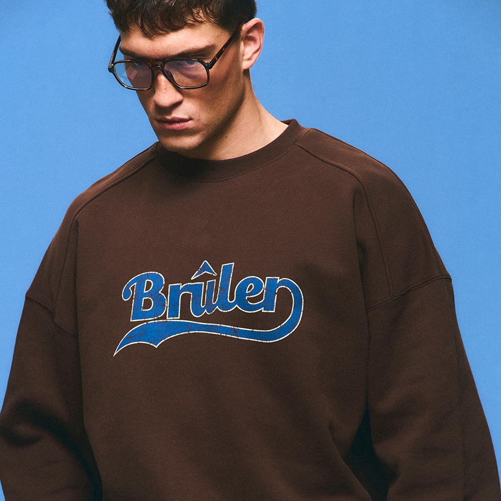 Sweatshirt "Amour Vintage" Brown