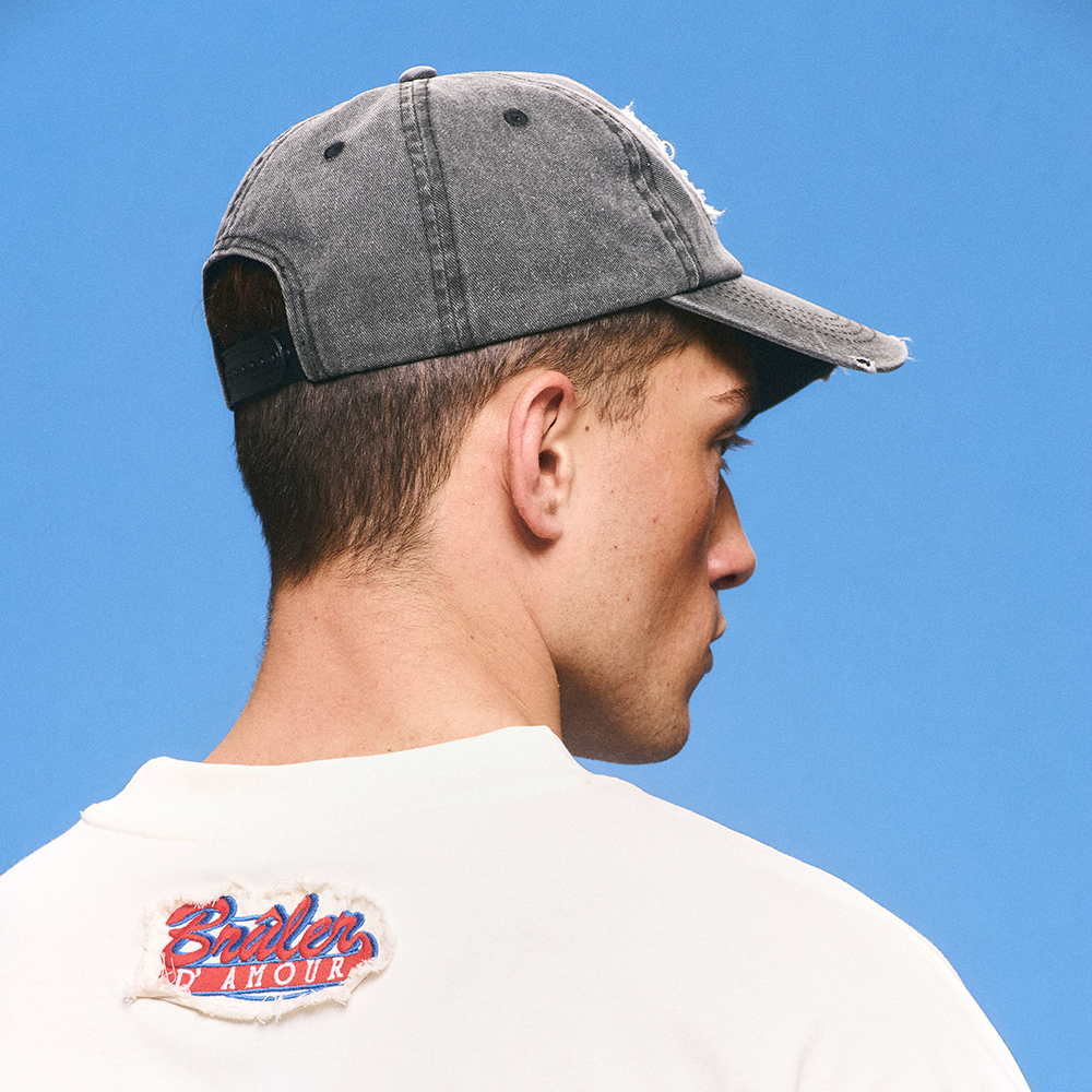 Cap "Ciné Club" Washed&Grey