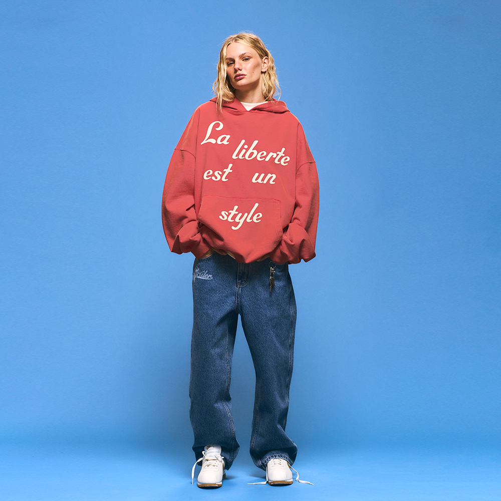 Hoodie "Temps de Liberté" Red 