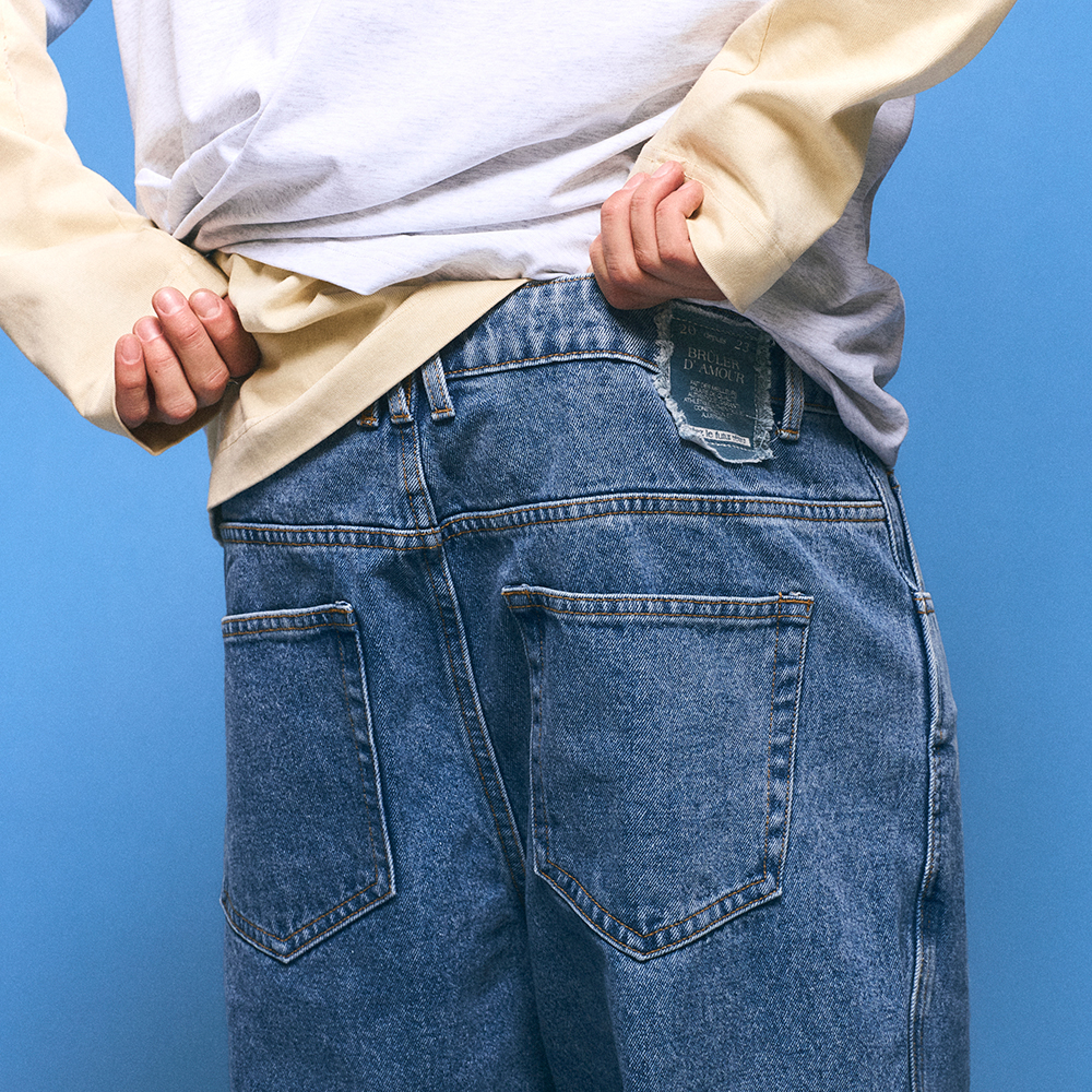 Jeans  "Skateur Fantôme" Blue