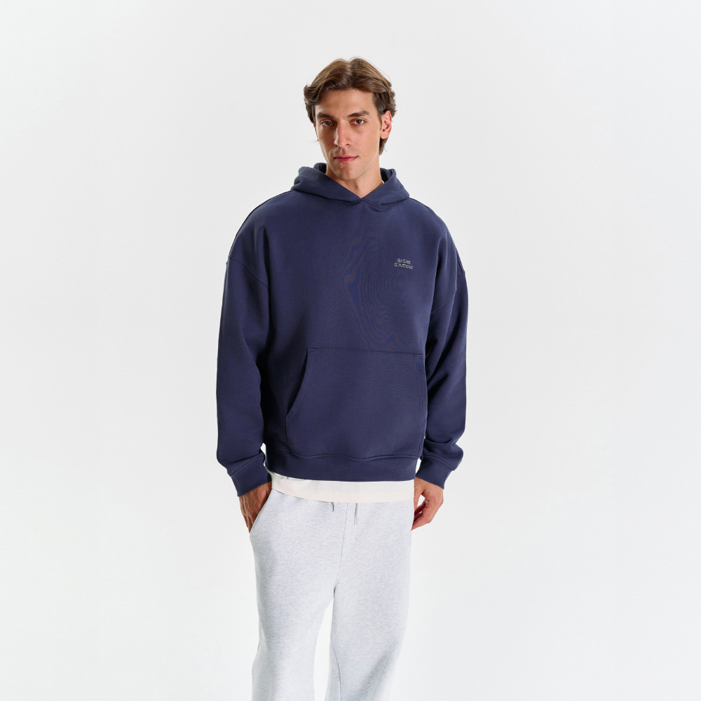 Hoodie "Logo de base 04" Navy blue