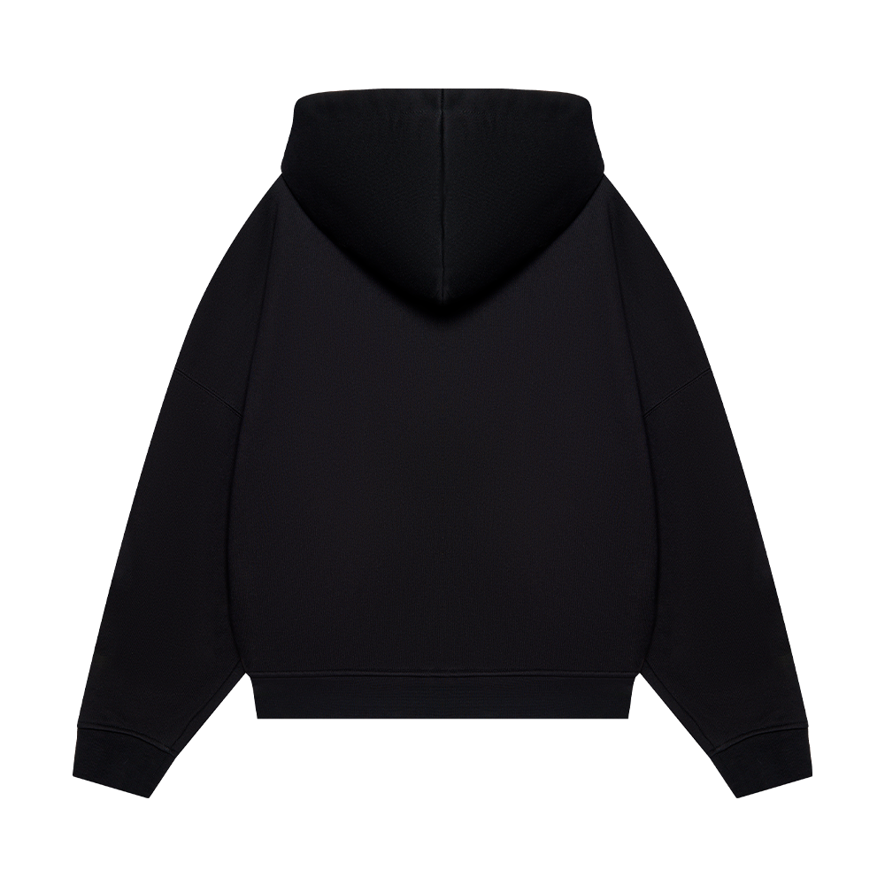 Zip-Hoodie "Logo de base 01" Black
