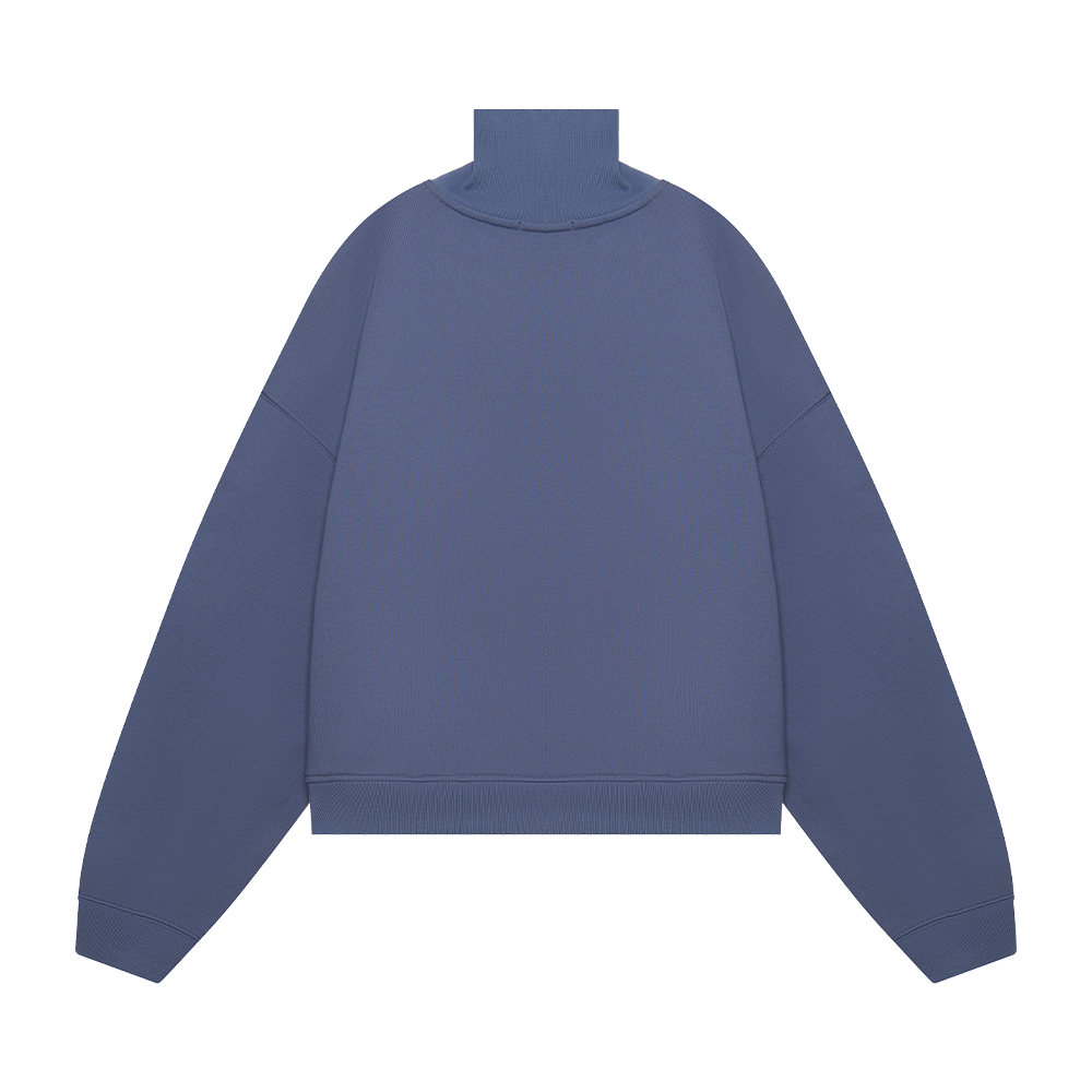 Half-zip "Logo de base 04" Navy blue