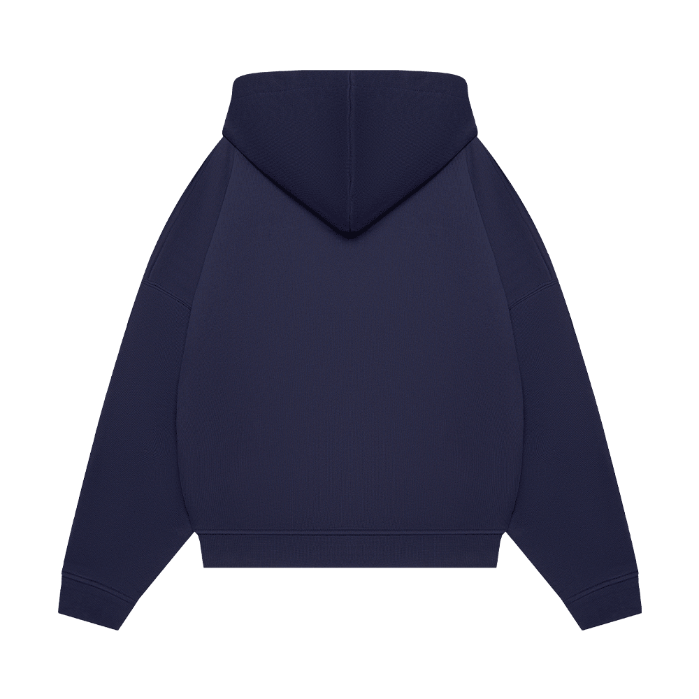 Zip-Hoodie "Logo de base 04" Navy blue
