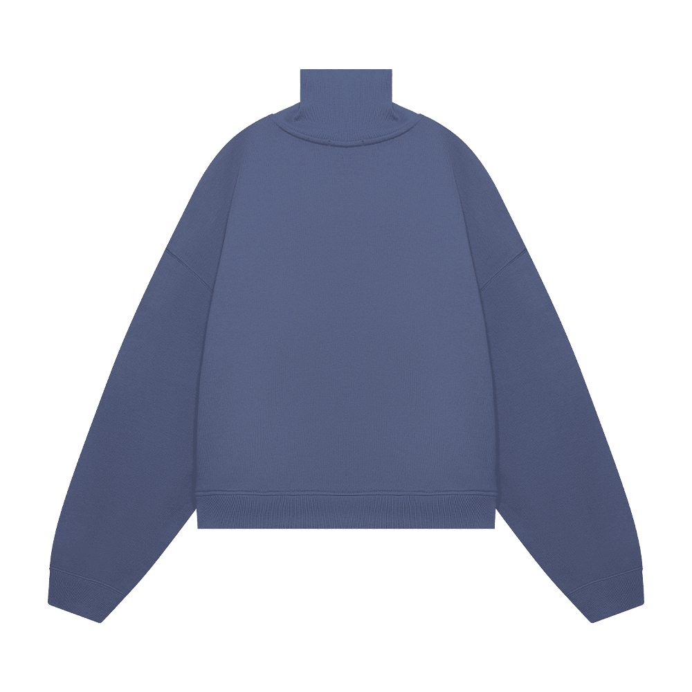 Half-zip "Logo de base 04" Navy blue