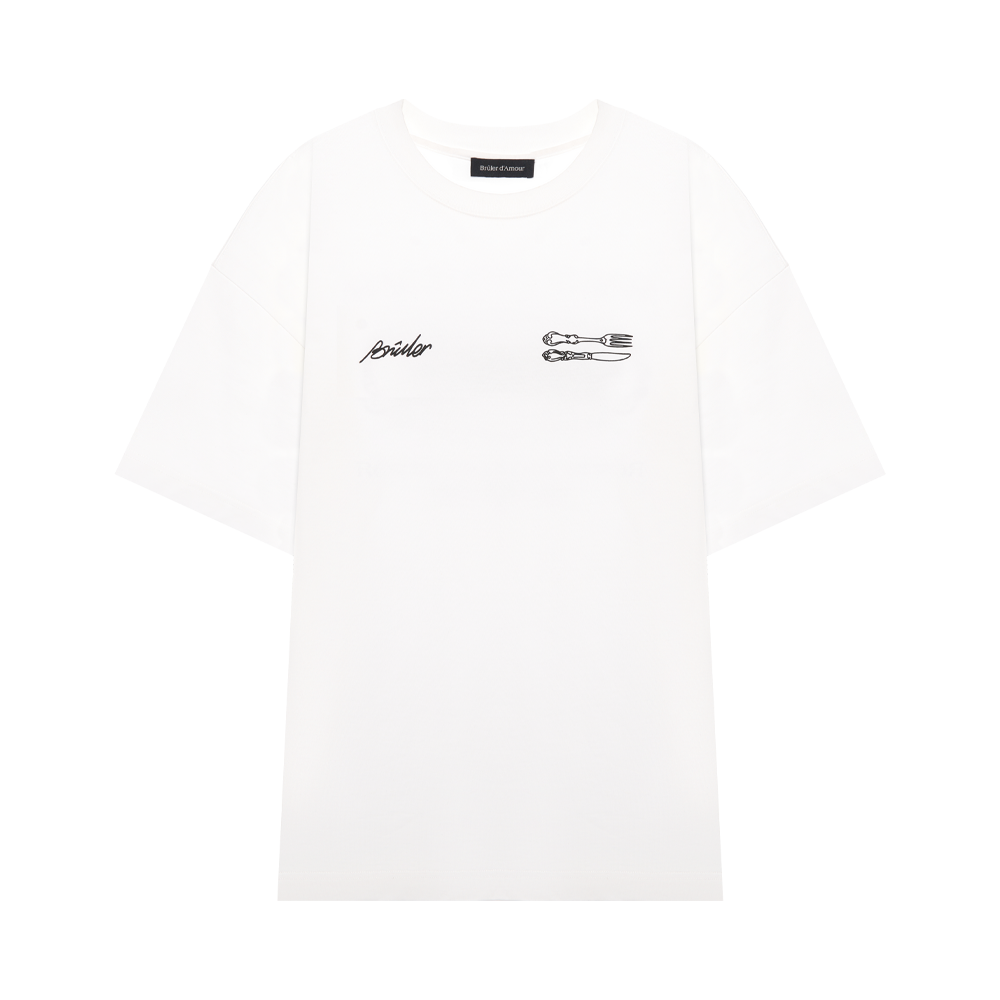 T-Shirt "Le bon départ" White