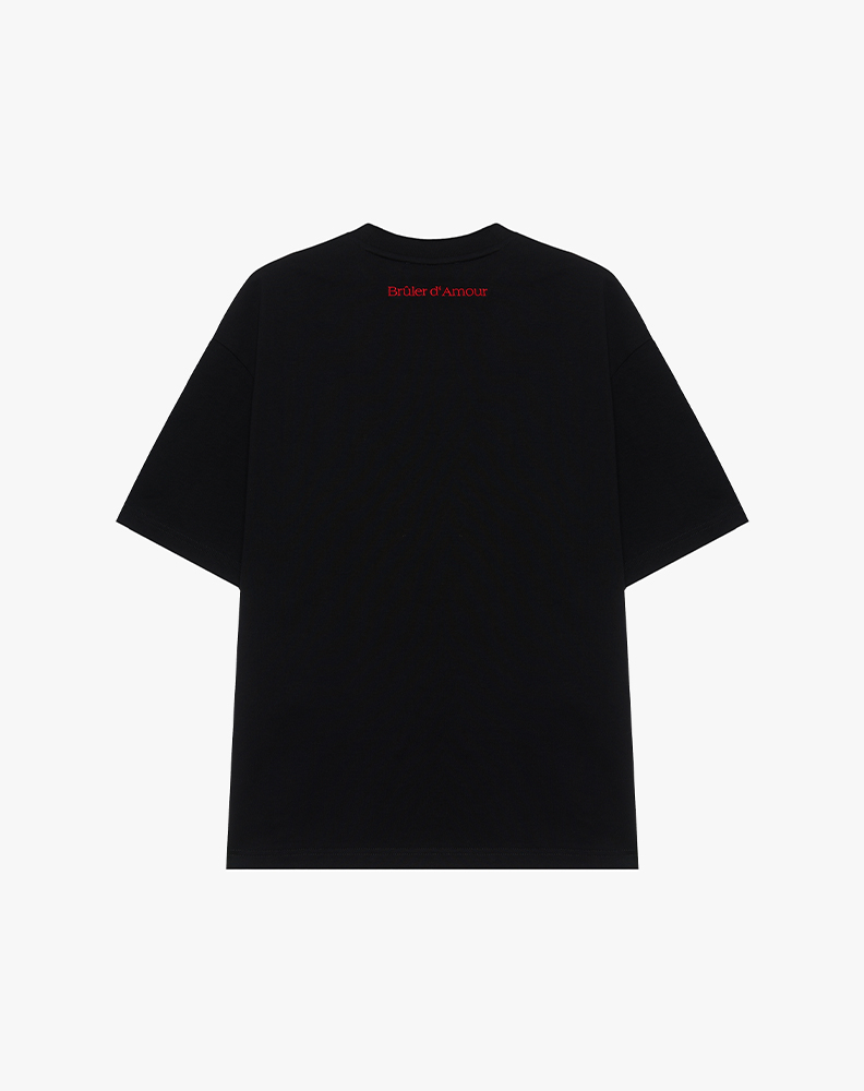 Оверсайз футболка чёрного цвета “Eye”