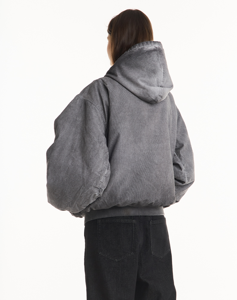 Бомбер «Масляный» графитово-серый