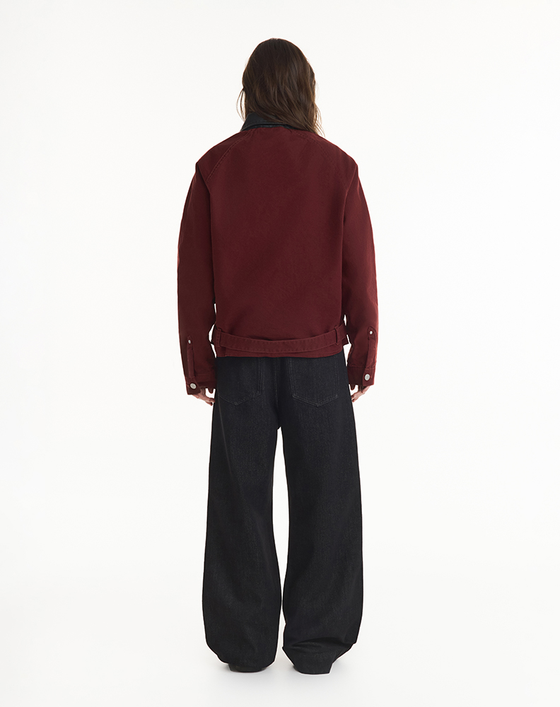 Куртка «Найдено в мастерской» бордовая