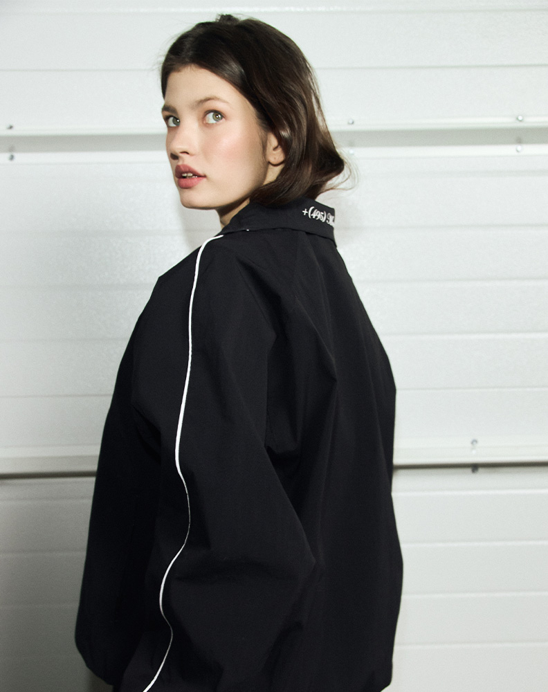 Ветровка «Беспорядок» чёрная