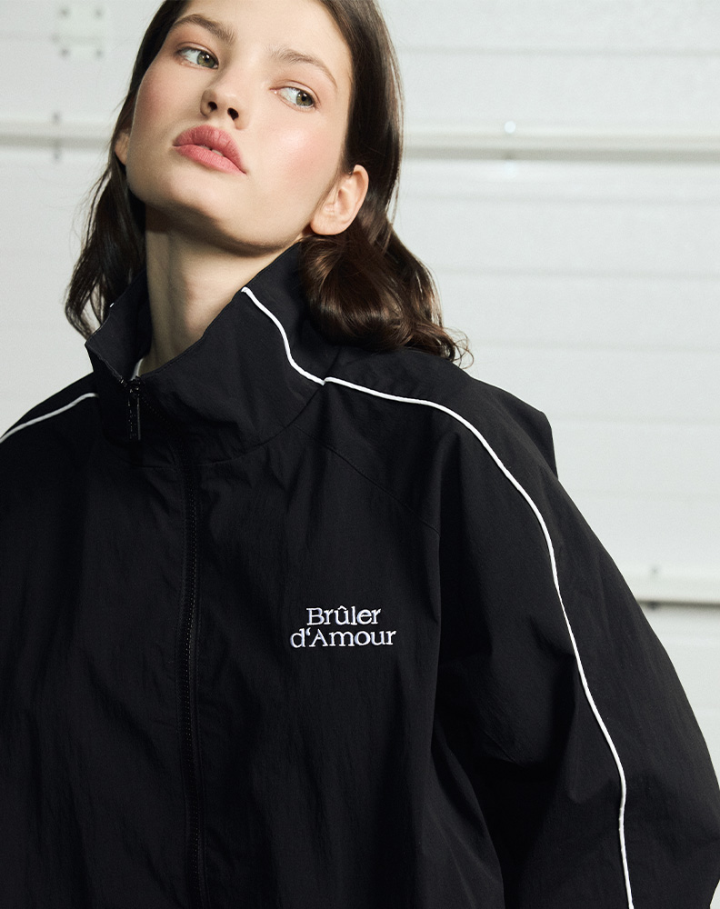 Ветровка «Беспорядок» чёрная