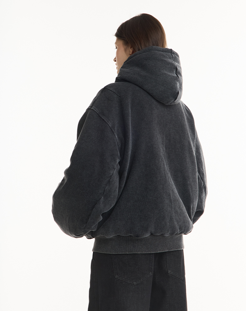 Бомбер «Масляный» черный