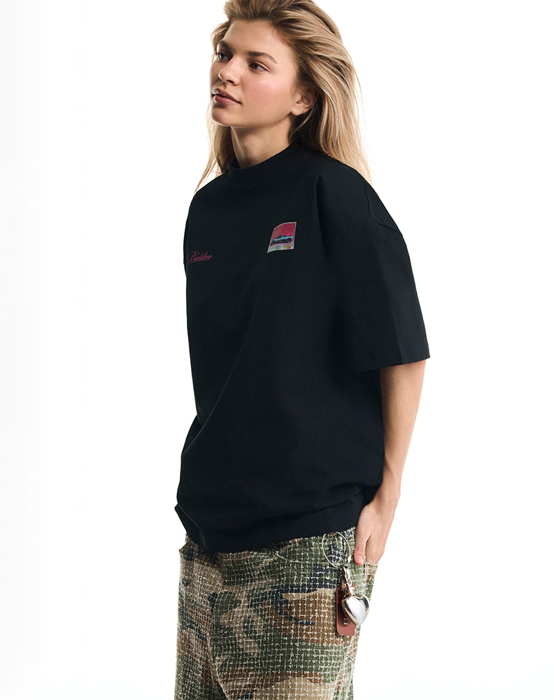 Оверсайз футболка чёрного цвета “Turbo”