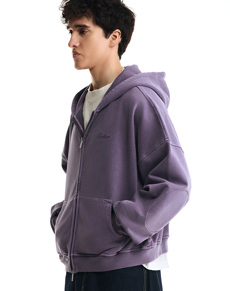 Фиолетовое оверсайз зип-худи “Muse”