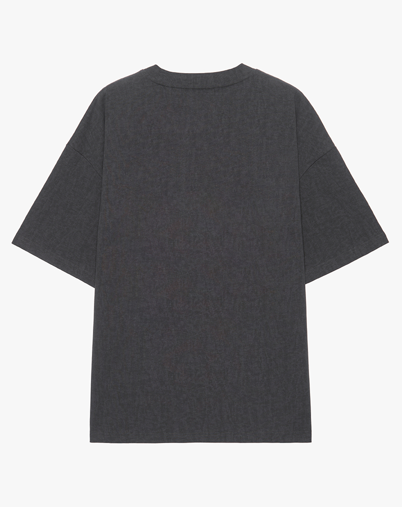 Оверсайз футболка графитового цвета “Constructeur”