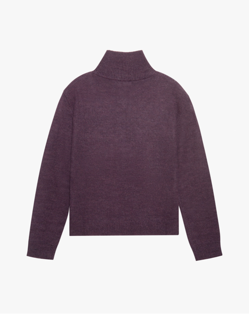 Кардиган «Поздняя работа» фиолетовый