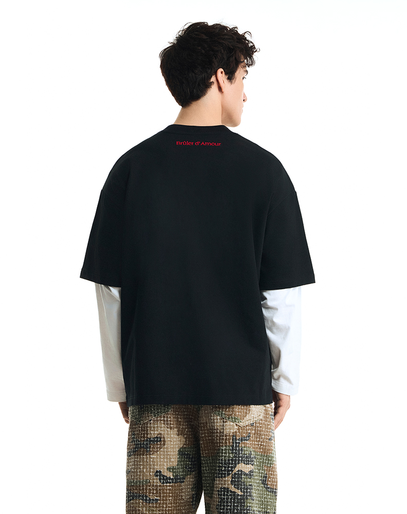 Оверсайз футболка чёрного цвета “Eye”