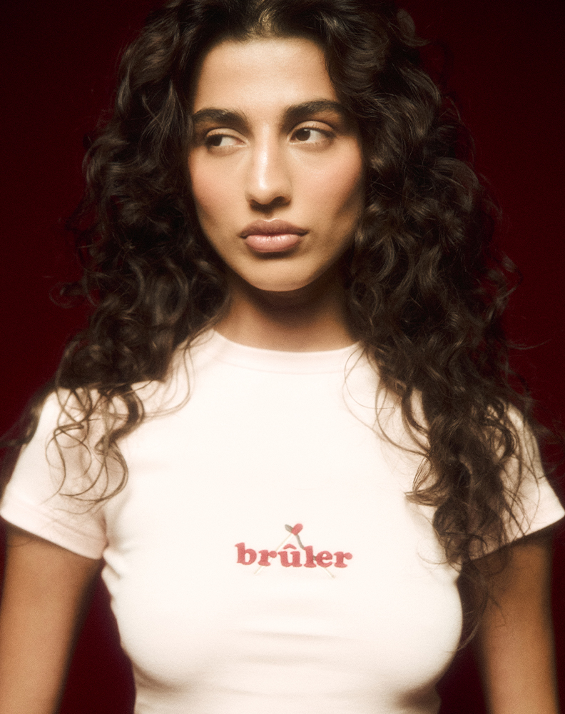 Футболка розового цвета “Amour Brut”