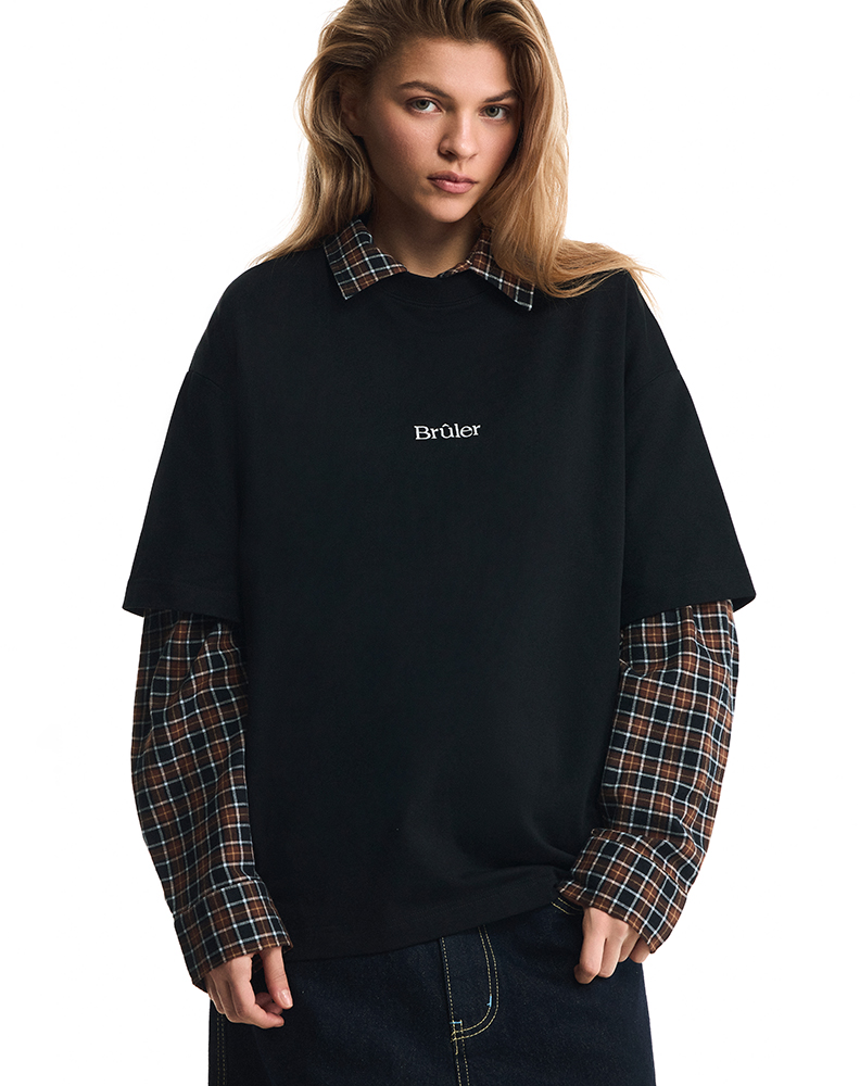 Оверсайз футболка чёрного цвета “Matches”