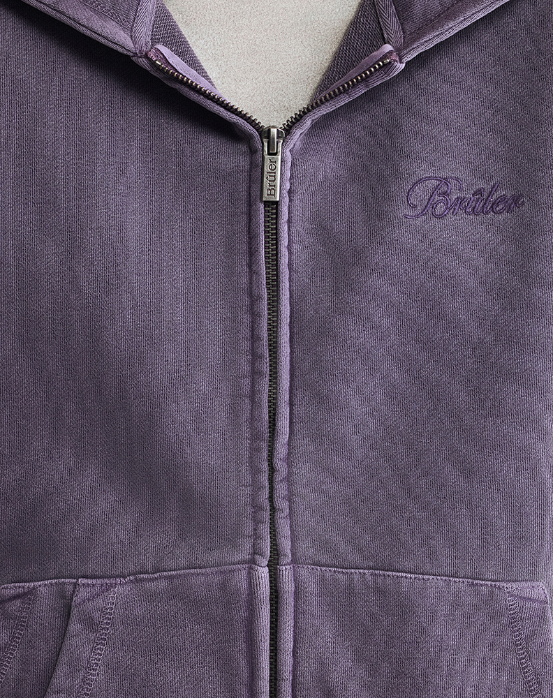 Фиолетовое оверсайз зип-худи “Muse”